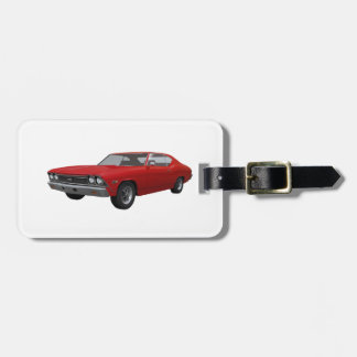 Rot Chevelle 1968 SS: Gepäckanhänger