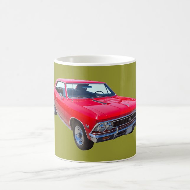 Rot Chevy 1966 Chevelle SS 396 Tasse (Mittel)