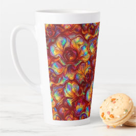 Rot | Chic Faux-Opal Milchtasse
