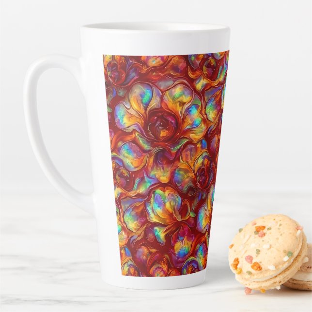 Rot | Chic Faux-Opal Milchtasse (Beispiel)