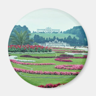 Rot das Shonbrunn Schloss, Blumen Wiens, Magnet