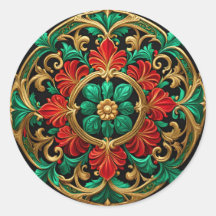 Rot-Dekorationsticker