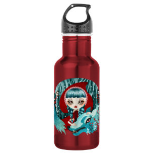 Rot der Holz-Wasser-Flasche Trinkflasche
