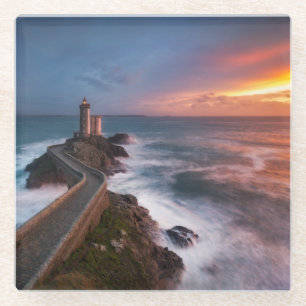 Rot des Vergnügens Glasuntersetzer