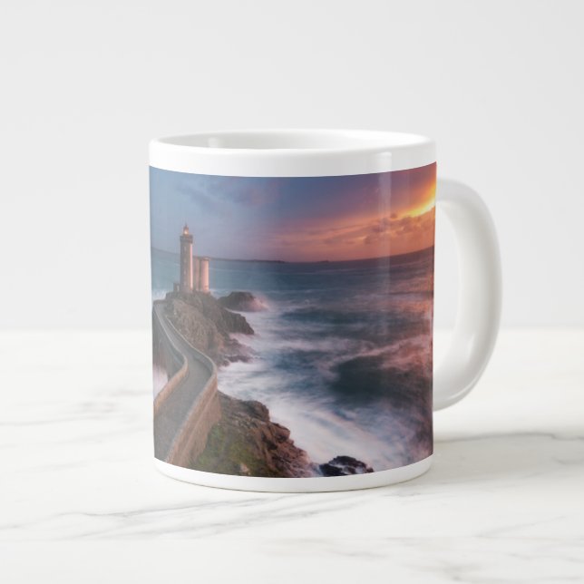 Rot des Vergnügens Jumbo-Tasse (Vorderseite Rechts)