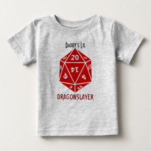 Rot die fantastisches Geek-Kleid Baby T-shirt