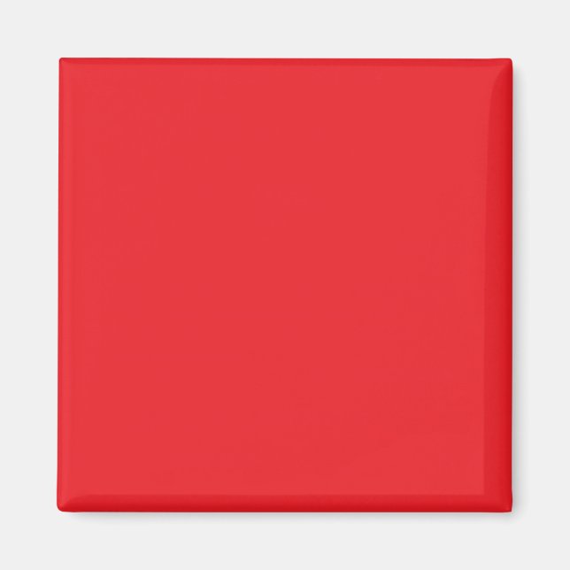 Rot, einfach rot magnet (Vorne)