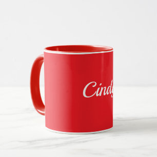 Rot, einfarbig rote Farbe VORLAGE, anpassbar, Tasse