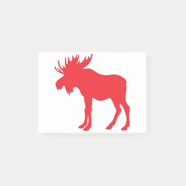 Rot-Elch Post-it Klebezettel (Vorderseite)