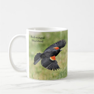Rot-Flügel-Blackbird-Tasse von BirdingCollectibles Kaffeetasse