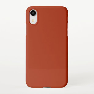 Rot gebrannt (feste Farbe)  iPhone Hülle
