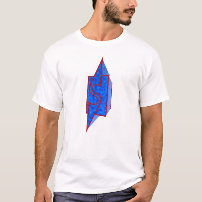 Rot gegen Blau T-Shirt (Vorderseite)