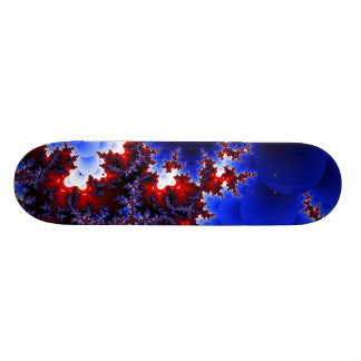 Rot gegen blaue Skateboards