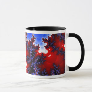 Rot gegen blaue Tassen