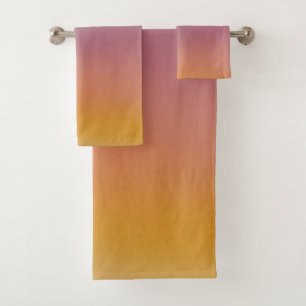 Rot-Gelb-Blau-grüne Farben Vorlage Abstrakte Kunst Badhandtuch Set