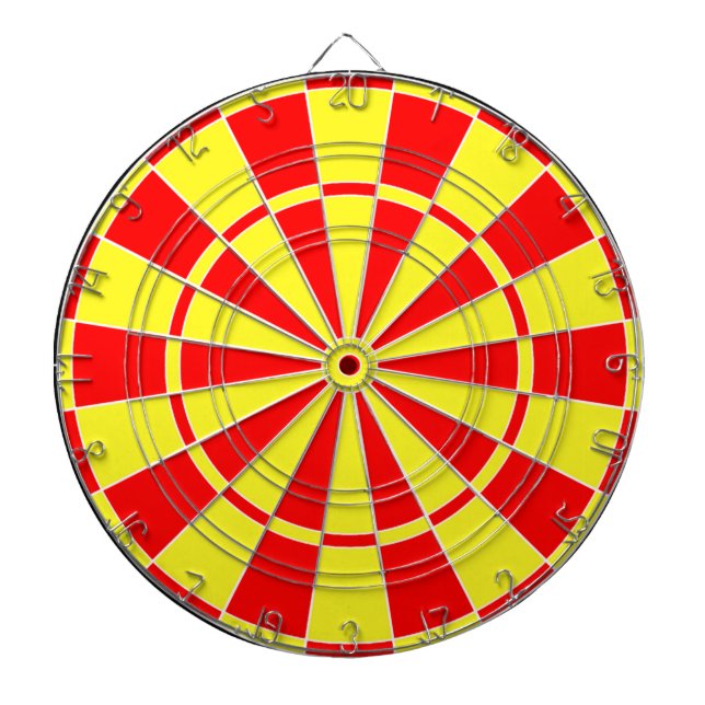 Rot & Gelb Dartscheibe (vorne)