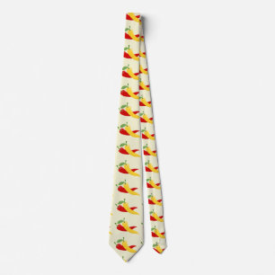 Rot-Gelb-Grün-Chili-Paprikaschoten Thunder_Cove Krawatte