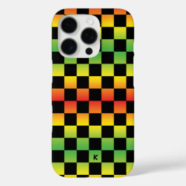 Rot-Gelb-grüne Rasta Ombre iPhone 16 Pro Hülle