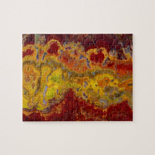 Rot-Gelb-Kräuterjäger Puzzle (Horizontal)