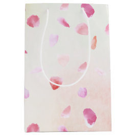 Rot-Gelb-Rosa-Pfirsichfarben Rose Petalen Mittlere Geschenktüte