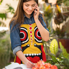 Rot-Gelb-Ti Schürze