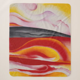 Rot, Gelb und Schwarz | Georgia O'Keeffe | Sherpadecke