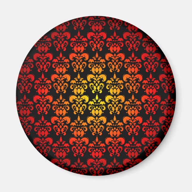 Rot, gelb und schwarz magnet (Vorne)