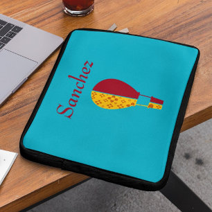 Rot Gelber Heißluftballon New Mexico Zia Laptopschutzhülle
