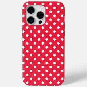 Rot Gepunktet Case-Mate iPhone Hülle