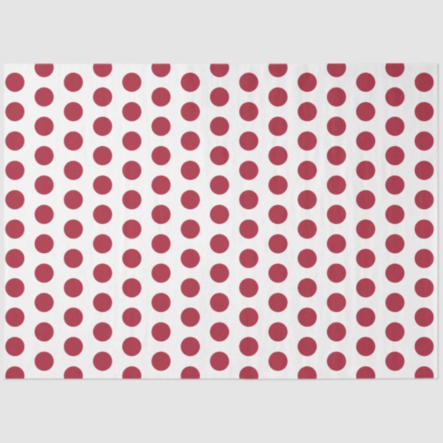 Rot gepunktet seidenpapier (Vorderseite)