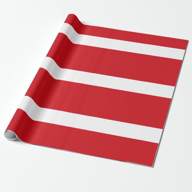 Rot gestreift geschenkpapier (Ungerollt)