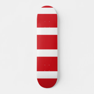 Rot gestreift skateboard