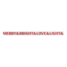 Rot gestrichen Merry & Bright Liebe & Light