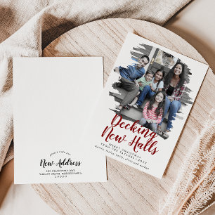 Rot gestrichene neue Hallen - Ankündigung