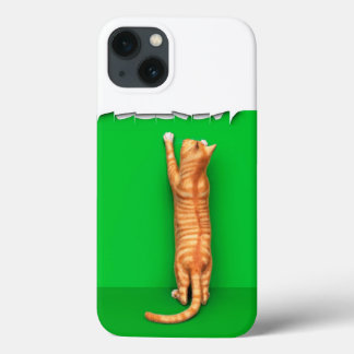 Rot getigerte Katze zerreißt Papier Case-Mate iPho iPhone Hülle