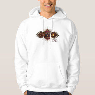 Rot & Gold Art Deco Verdecke Zauber Grafik Hoodie