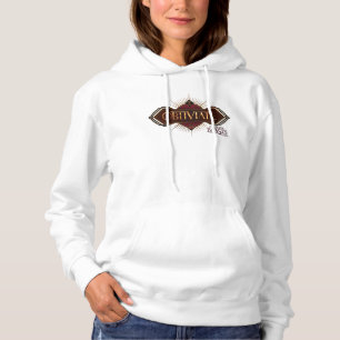 Rot & Gold Art Deco Verdecke Zauber Grafik Hoodie