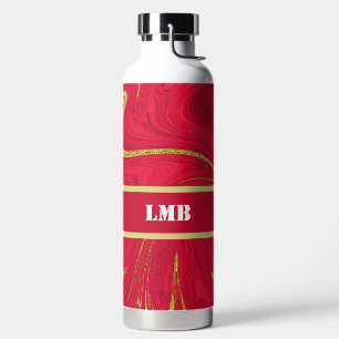 Rot-Gold-Flasche Trinkflasche