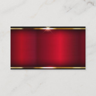 Rot, Gold und Grau Visitenkarte