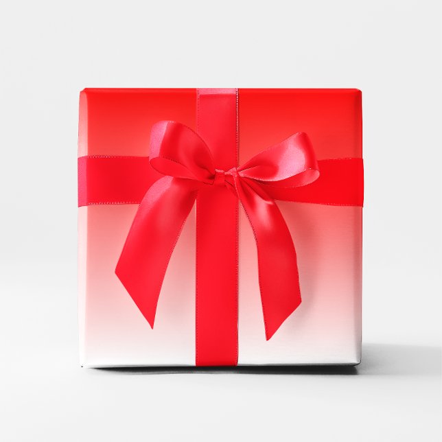 Rot Gradient Geschenkpapier (Red Gradient Wrapping Paper)