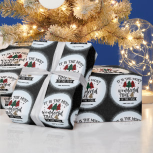 Rot & Grün Buffalo Kariertes Muster Frohe Weihnach Geschenkpapier