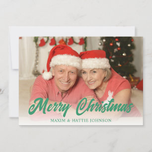 Rot Grün Einfaches Karo Frohe Weihnachten Foto Fei