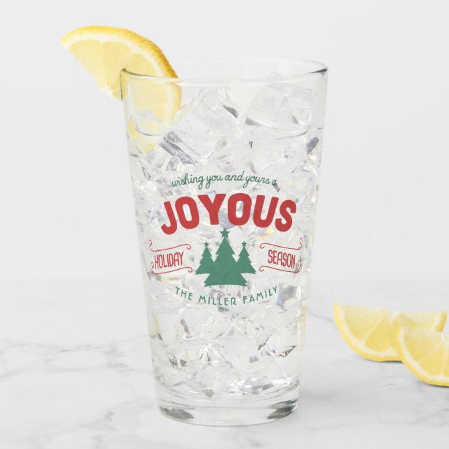 Rot/Grün-ID580 für die Feiertage Glas (Vorderseite Ice)