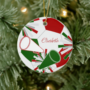 Rot grün oder JEDE FARBEN Keramik Ornament