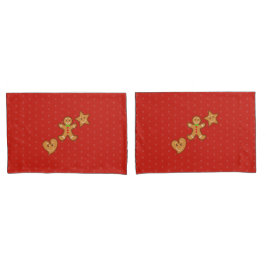 Rot-Grün-Süßes XmaS Lebkuchen Pals-Candy Cane Kissenbezug