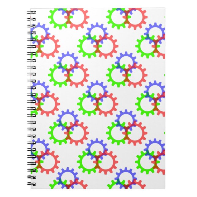 Rot, Grün und Blau Notizblock (Vorderseite)