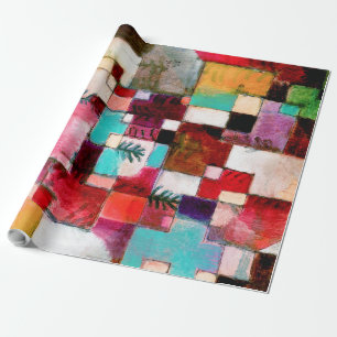 Rot Grün und Violett, Paul Klee Geschenkpapier