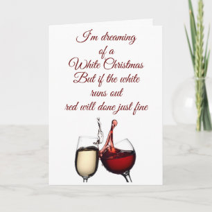 ROT & GRÜN WEIHNACHTEN - ROT & WEISS FÜR WEIN!!!