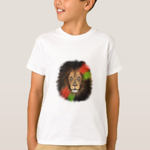 Rot-Grüne-Dschungelkatze T-Shirt