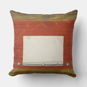 Rot-grüne Streifen wirbelkissen Kissen